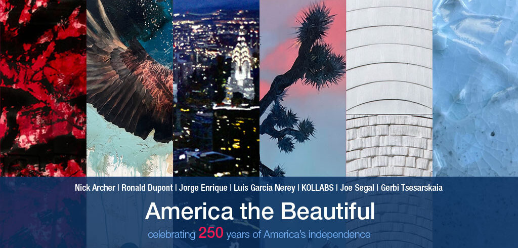 America the Beautiful online exclusive by Aliona Ortega Fine Art celebrating 250 years of America's independence