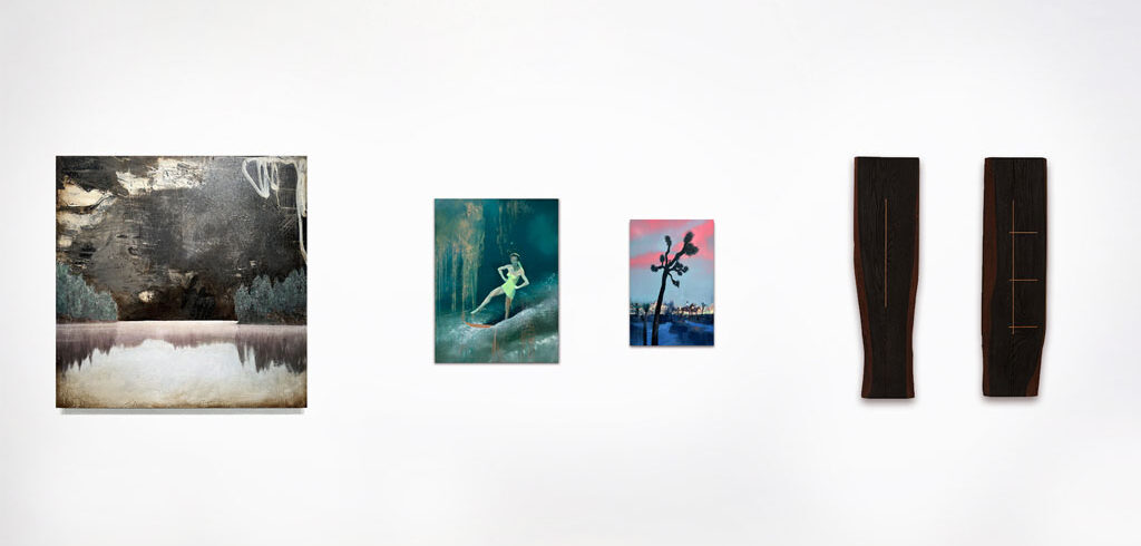 Works by Luis Garcia Nerey, Nick Archer and Joe Segal, installation view